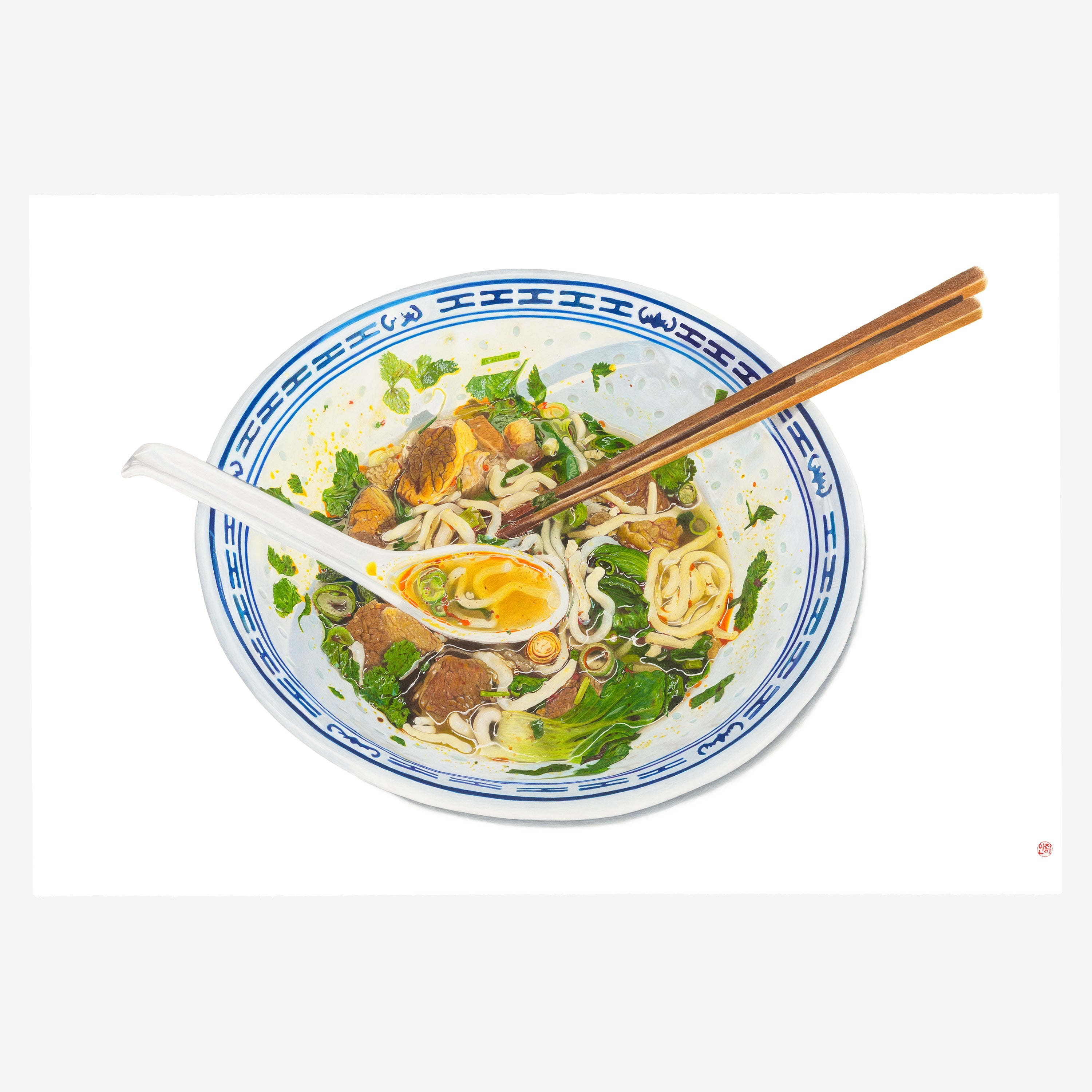 Full artwork Comfort Food from Souvenirs from Taiwan of the artist Jeanie Ahn.