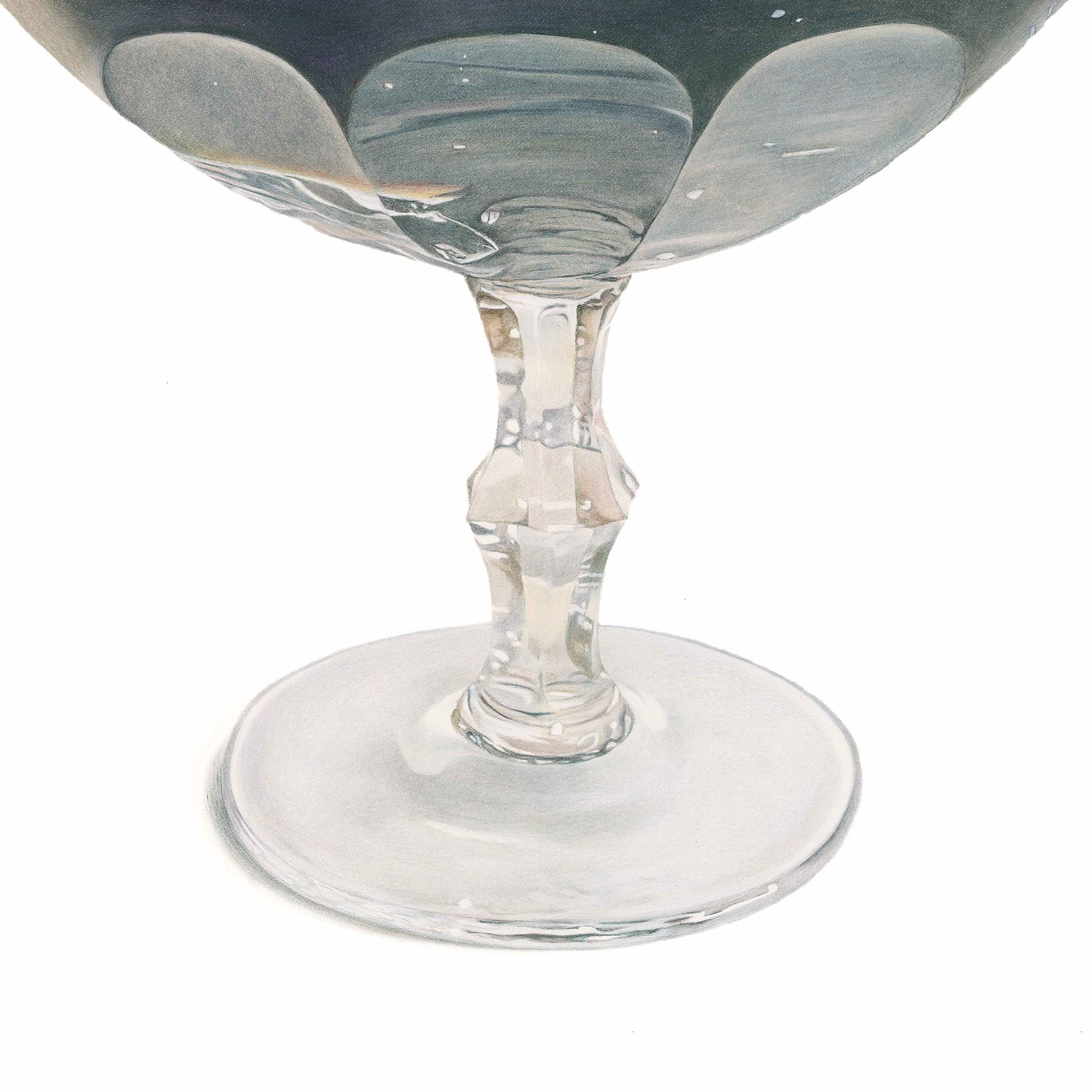 Detail shot of Boba: Dessert glass details