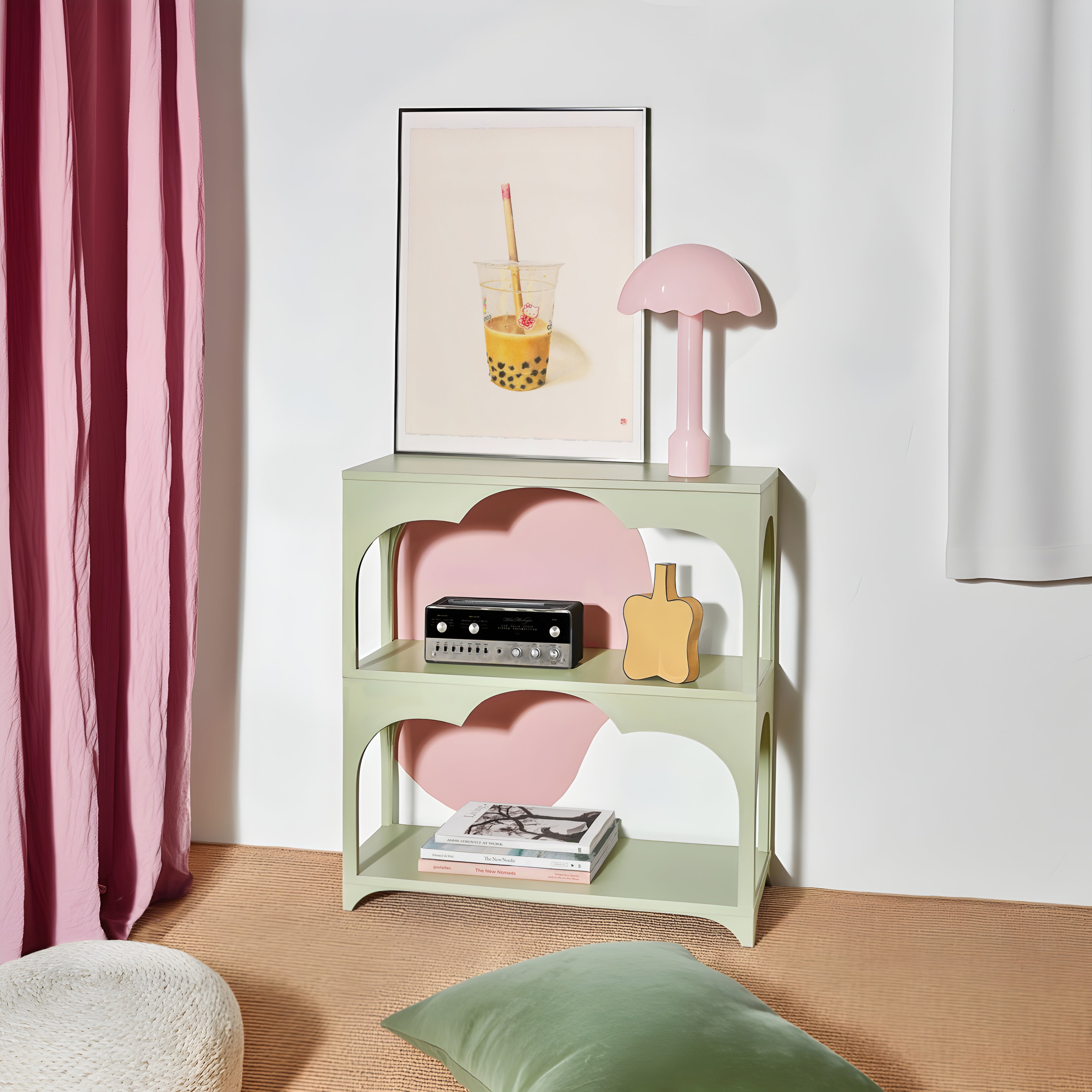 Mockup: Boba artwork framed to elevate its story -modern, warm, and effortlessly chic.