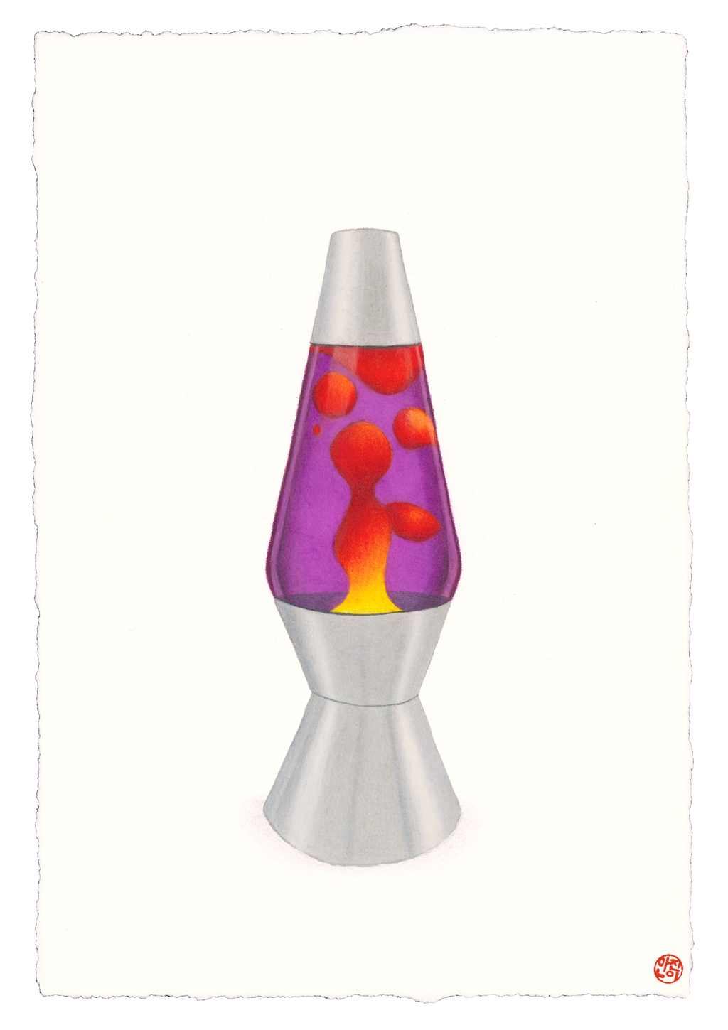The Lava Lamp, 1963 - 18x27 cm /  7x11 in