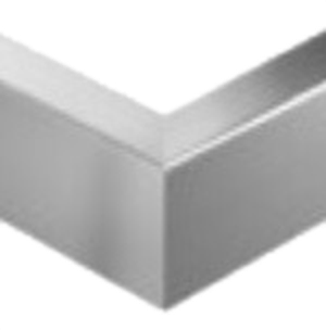 Polished Chrome frame corner